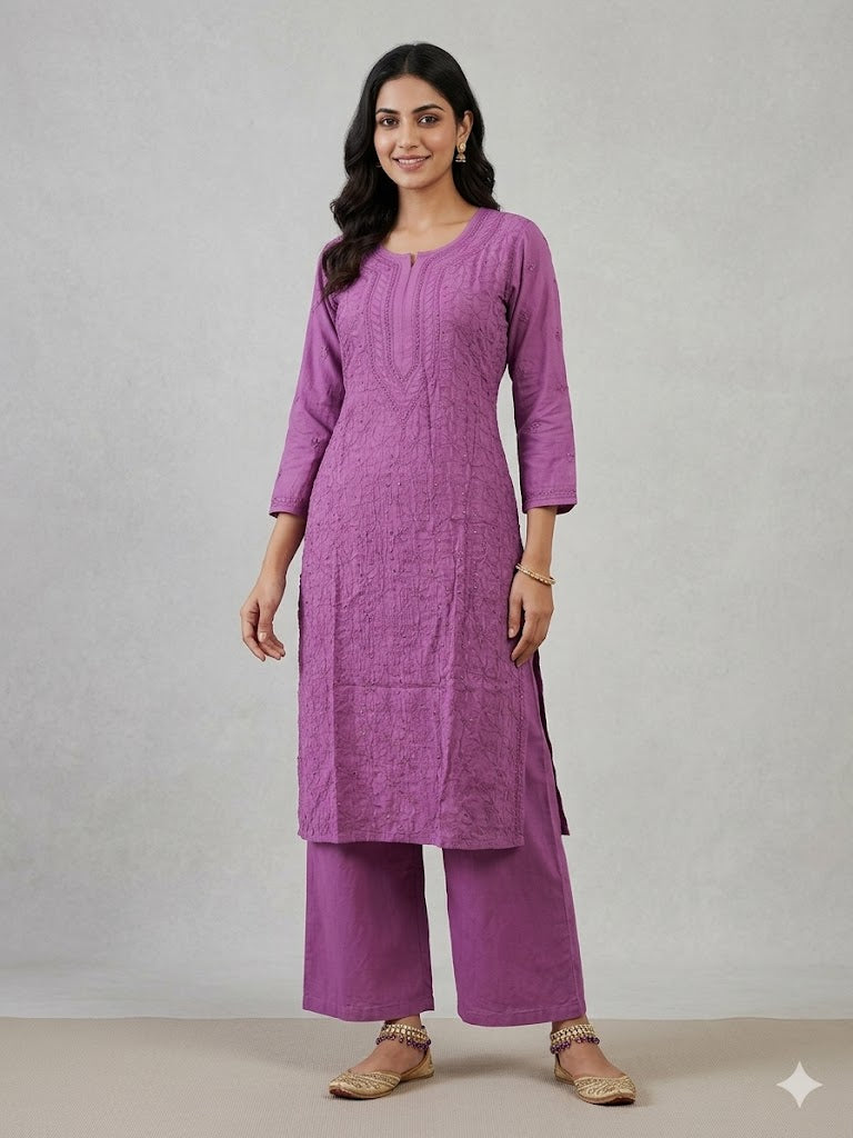 ROZA MUSLIN KURTI