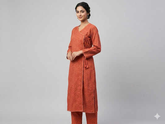 STRAIGHT ANGRAKHA KURTI