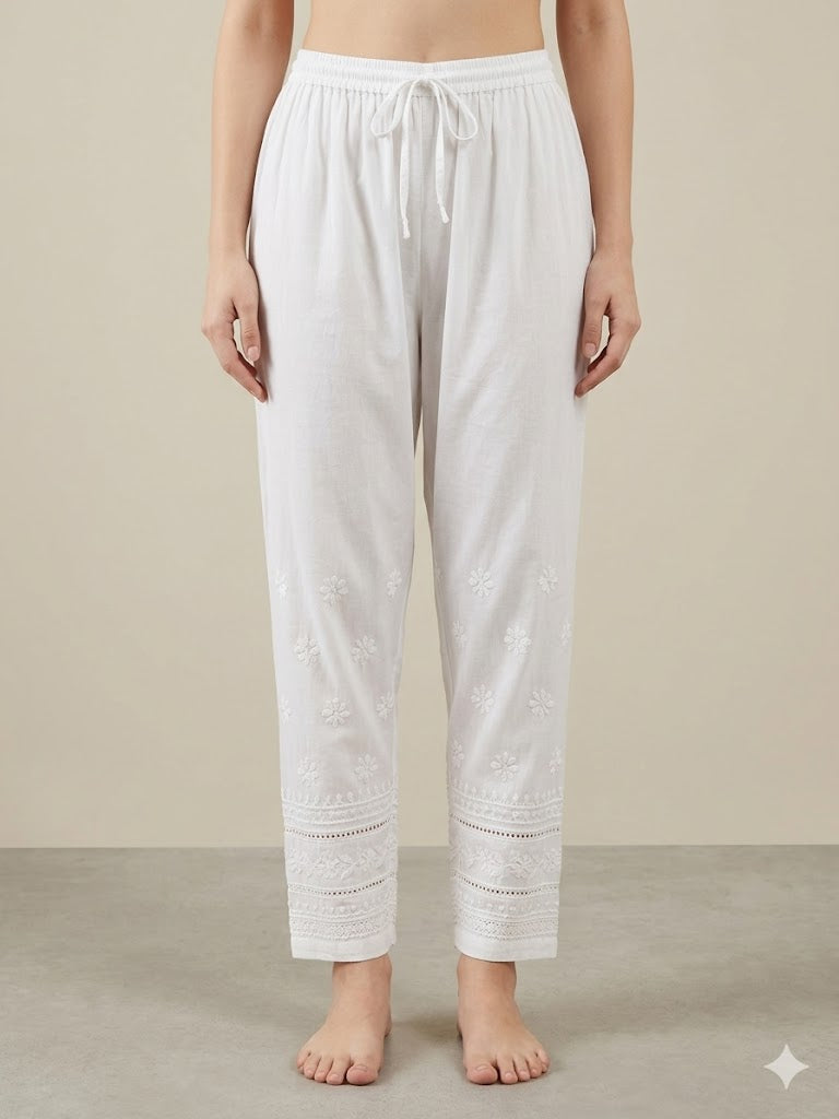 17CC Double Lace Rayon Palazzo