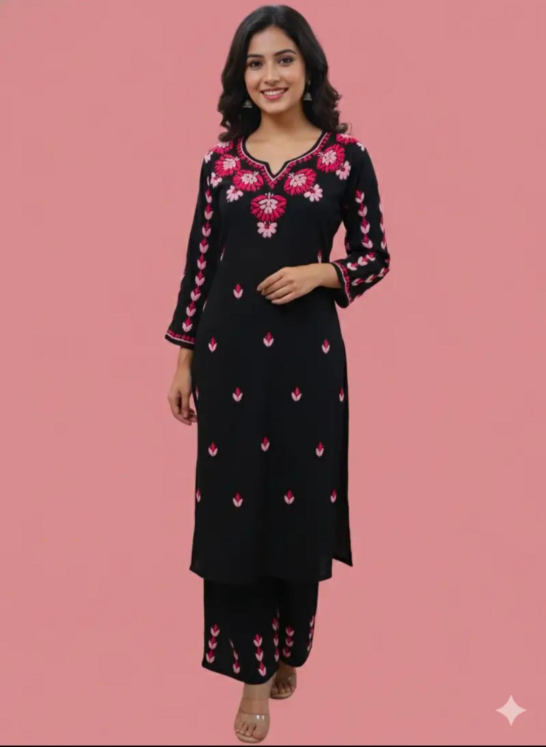 DISHA SET BLACK