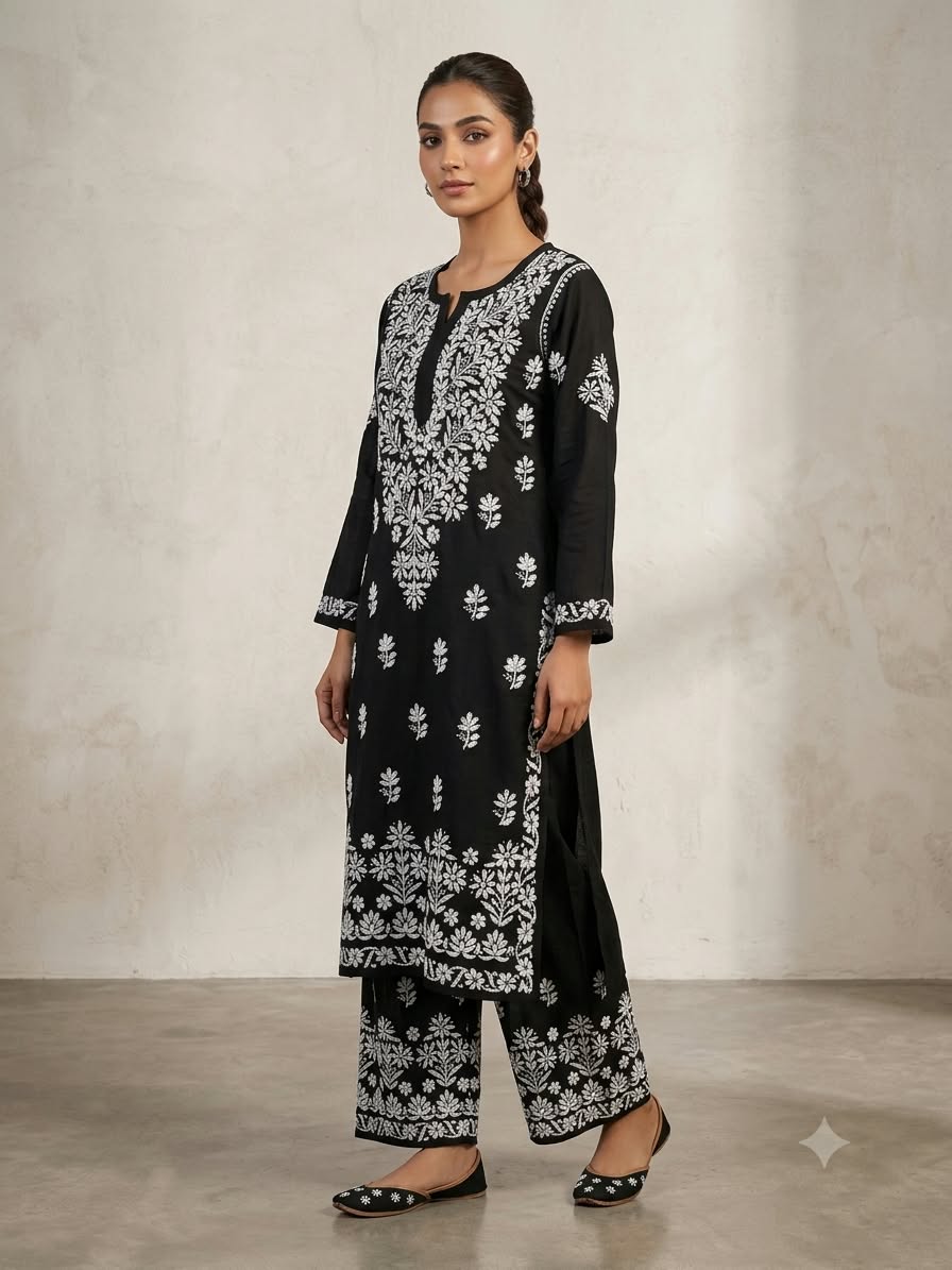 NILOFER BLACK COLOURED SET