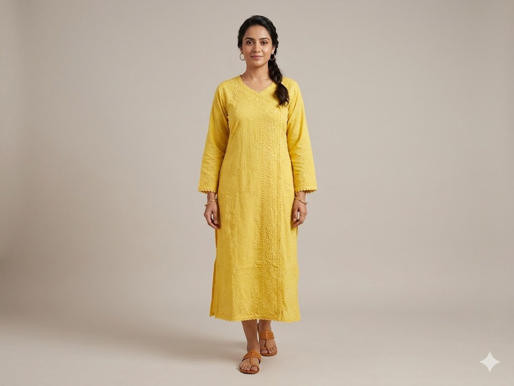 STRAIGHT ANGRAKHA KURTI