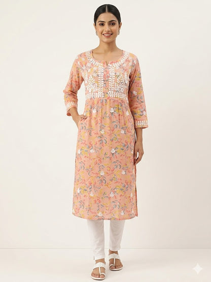 MULMUL POCKET KURTI