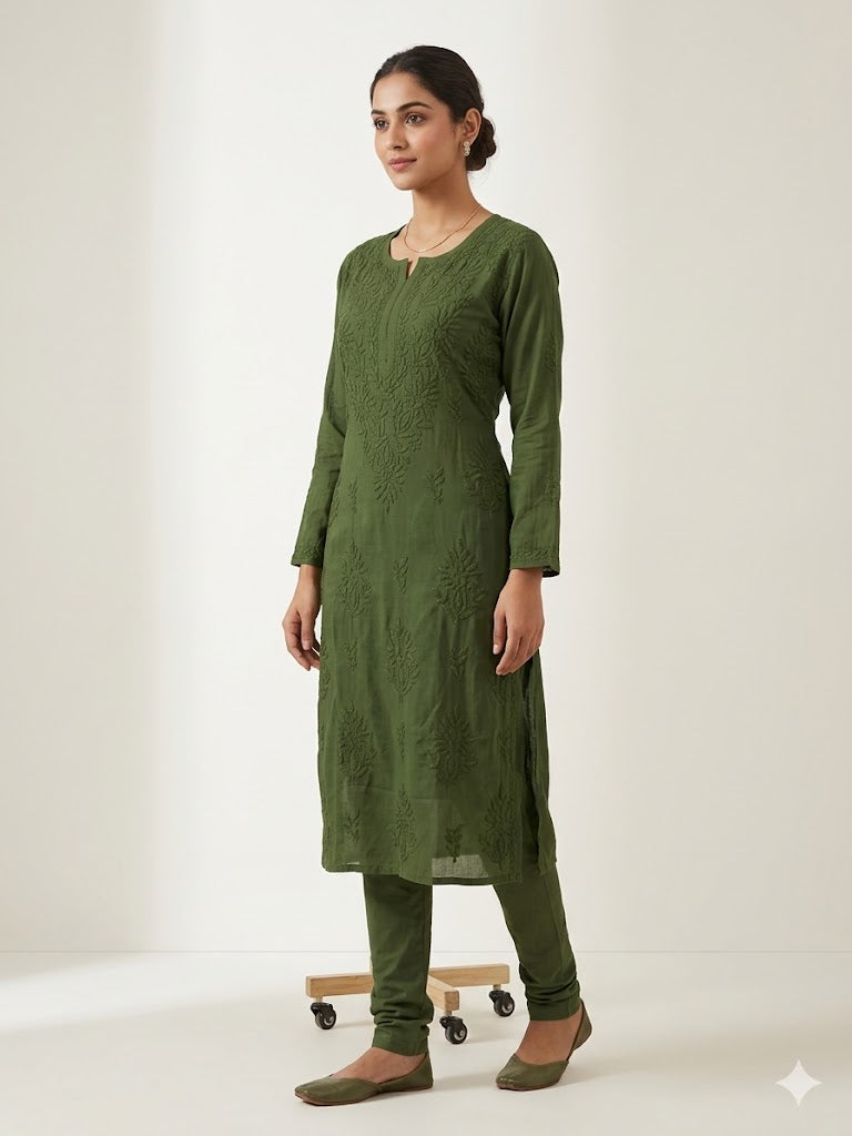 AYESHA MUSLIN KURTI