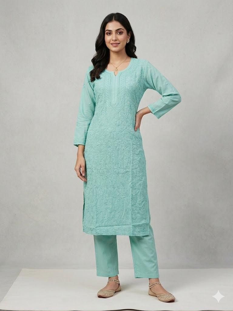 ROZA MUSLIN KURTI