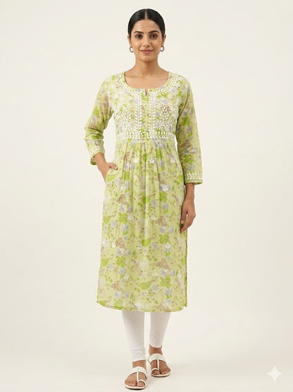 MULMUL POCKET KURTI