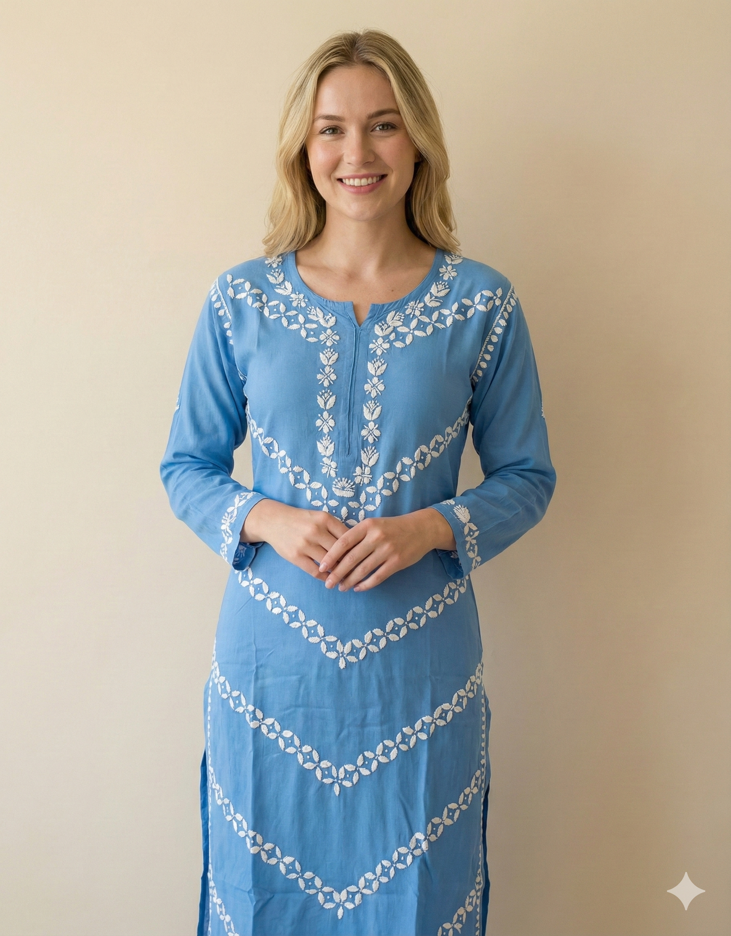V-Design Rayon Kurti