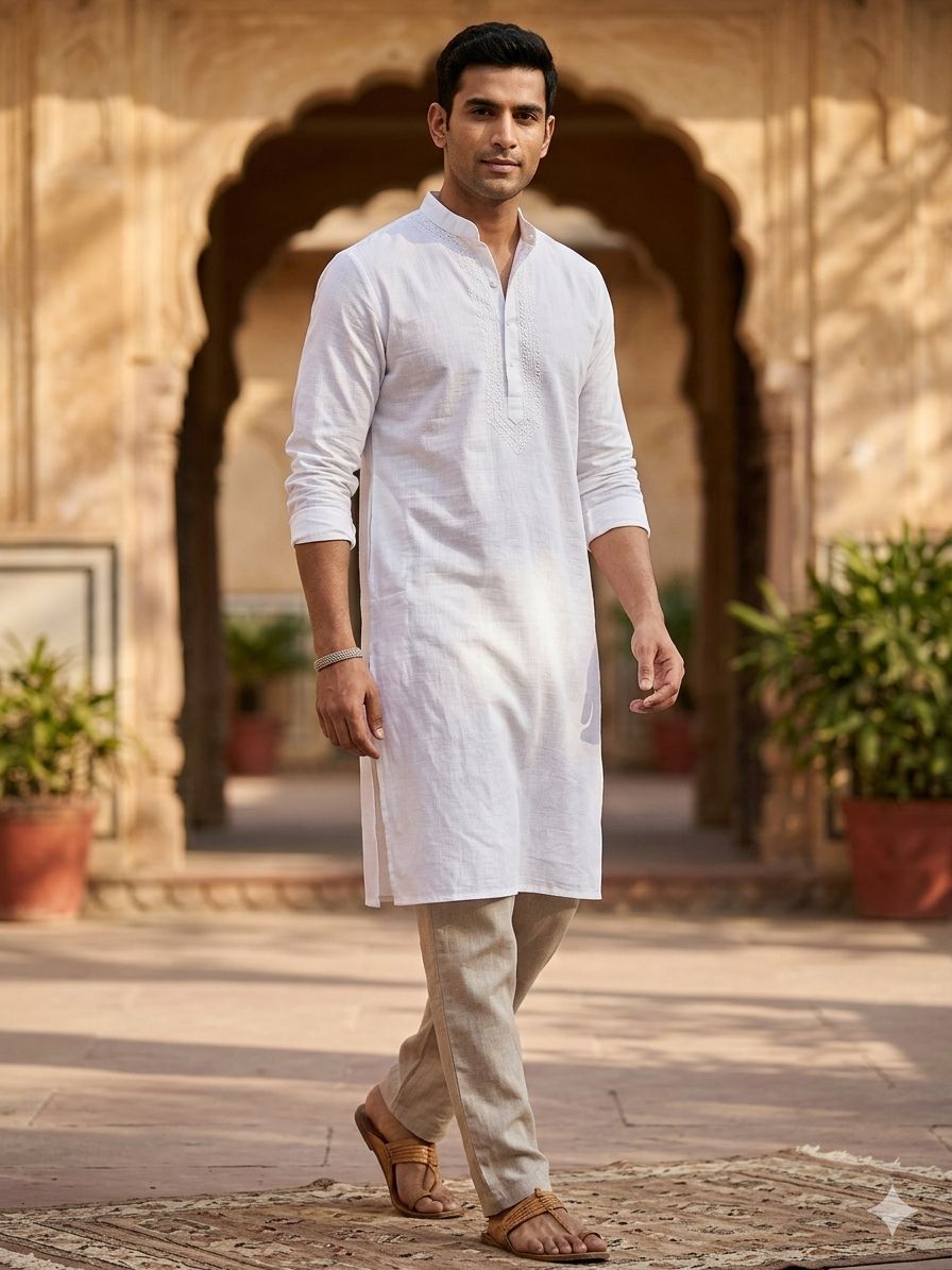 Men’s Chikankari Kurta