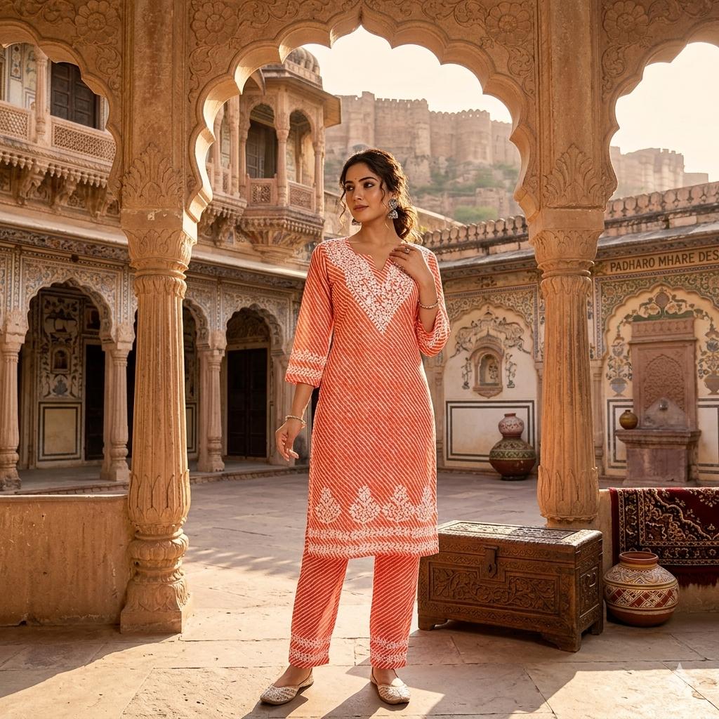 Leher Mul Cotton Set