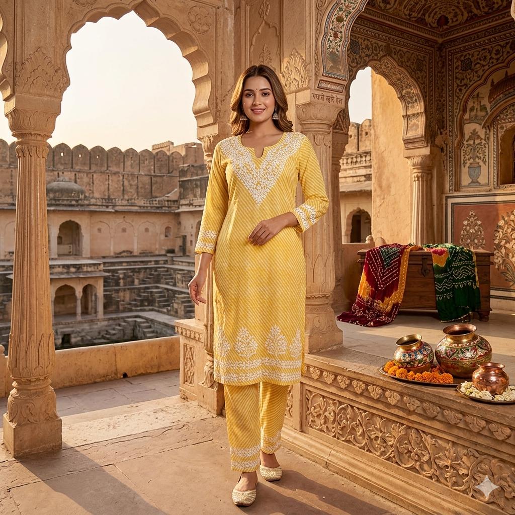 Leher Mul Cotton Set
