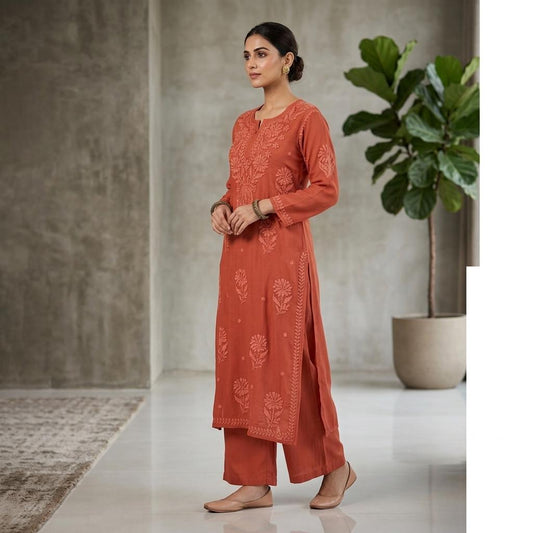 NYKA Viscose 3D Kurti with Inner