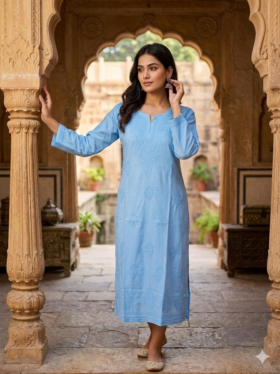ZARA COTTON OMBRE KURTI