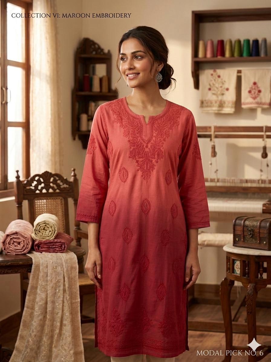 ZARA COTTON OMBRE KURTI