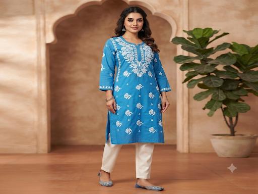 Machine work Kurti