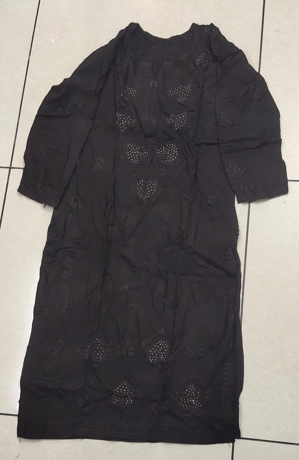 Rayon Mukaish Work Kurti