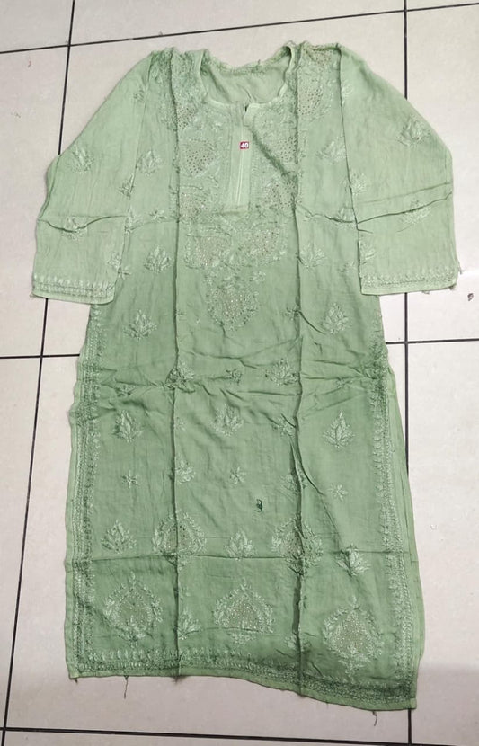 Rayon Mukaish Work Kurti