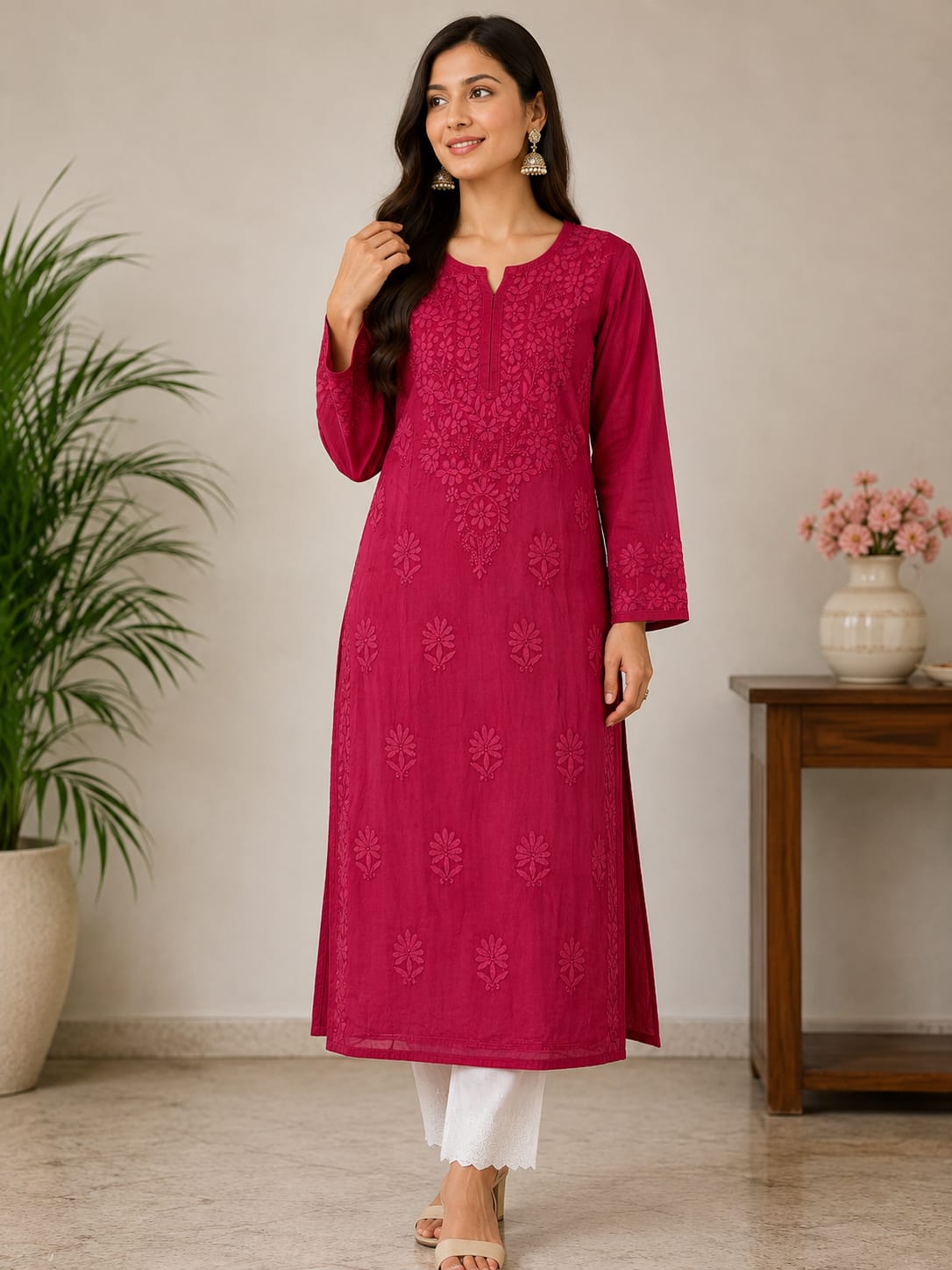 Amara Modal Satin Kurti