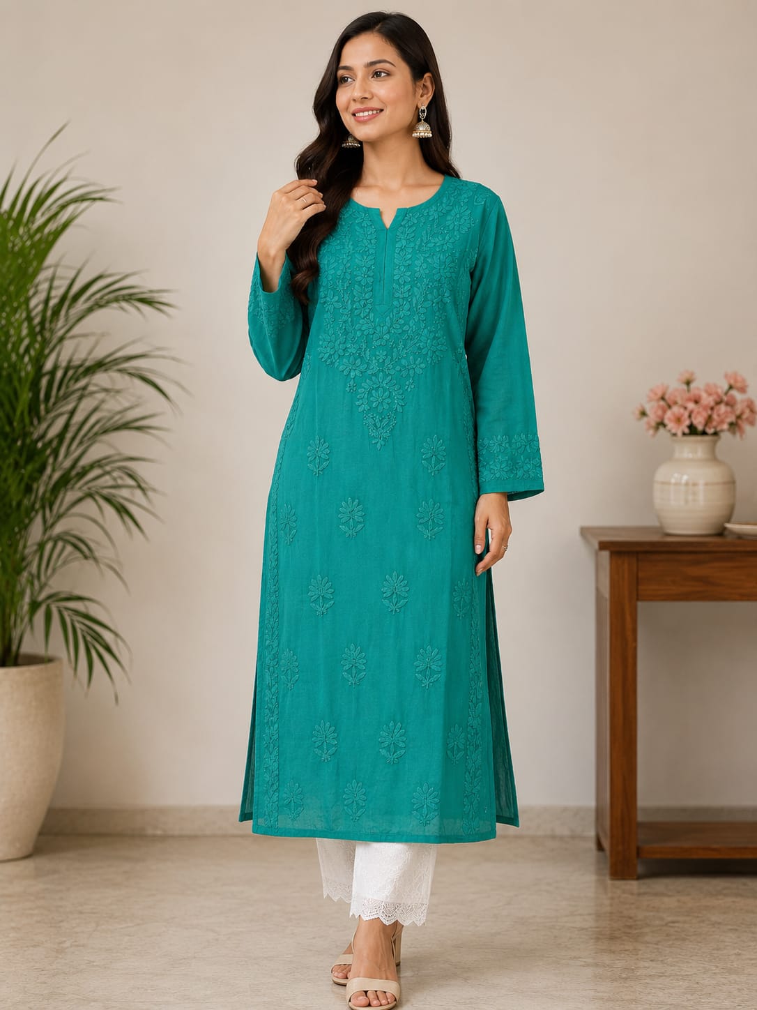 Amara Modal Satin Kurti