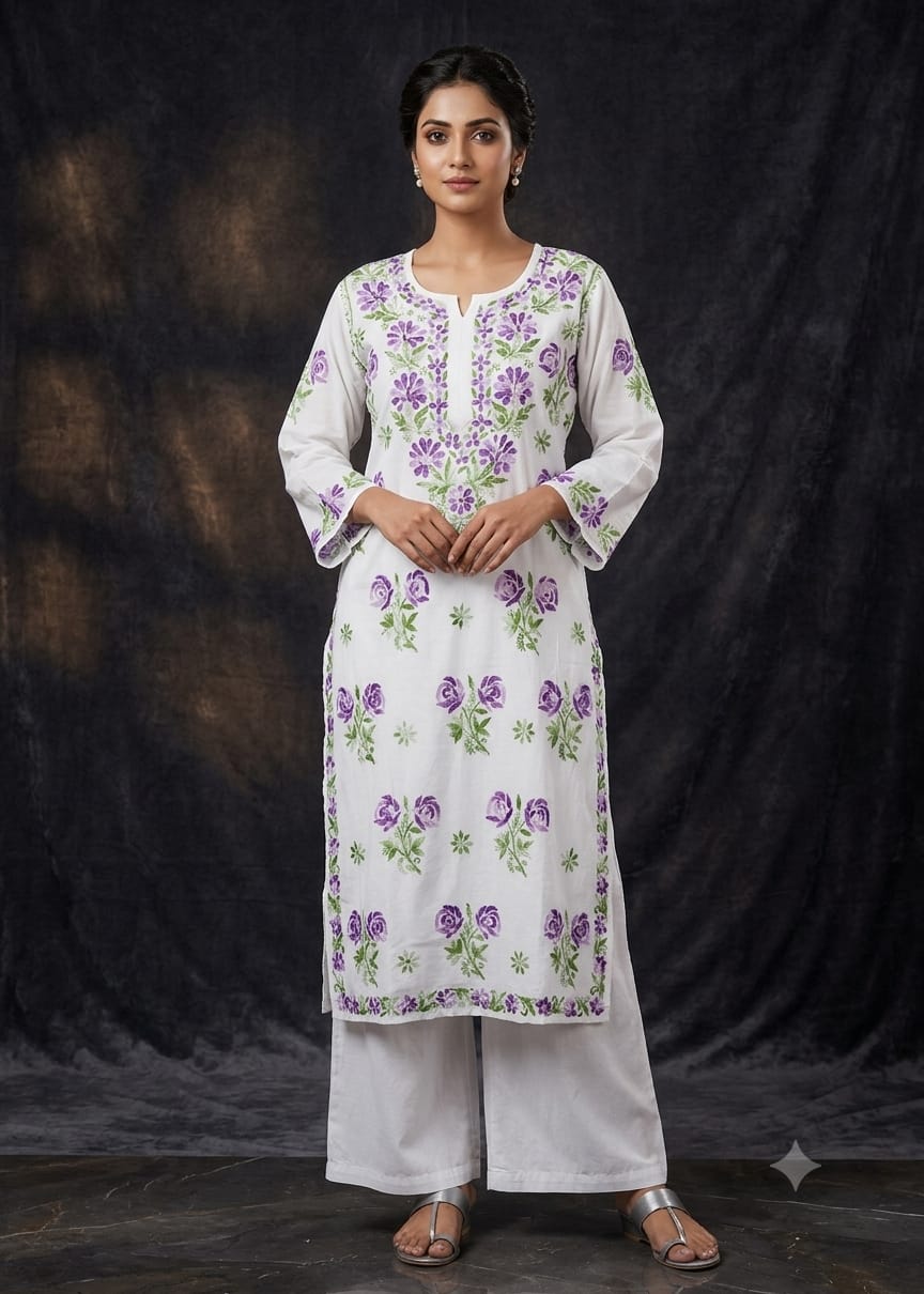 LIBAS KURTI WHITE