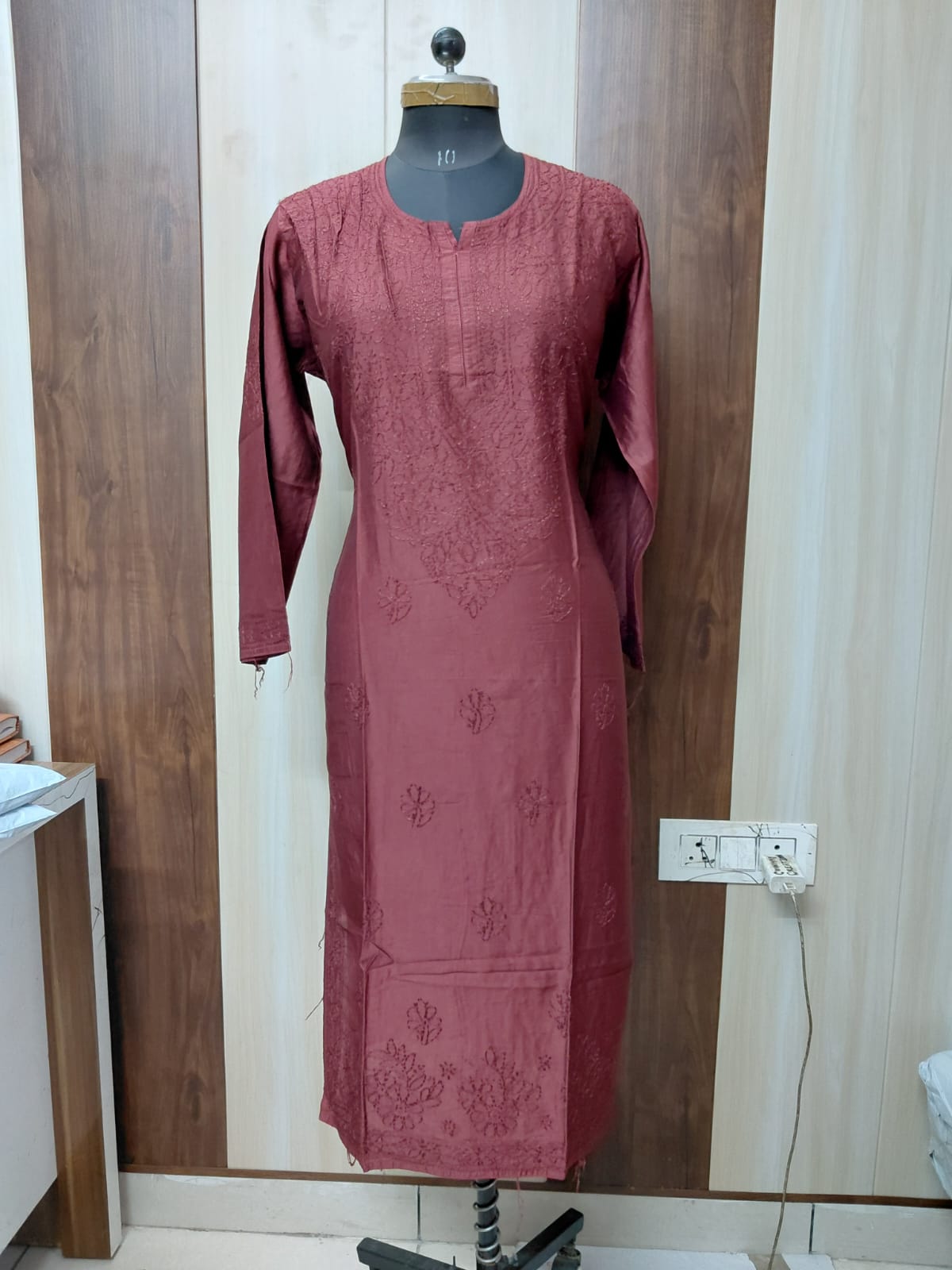 Chanderi Bakhiya Kurti sale