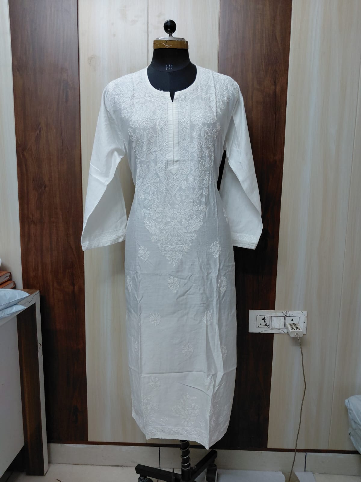 Chanderi Bakhiya Kurti sale