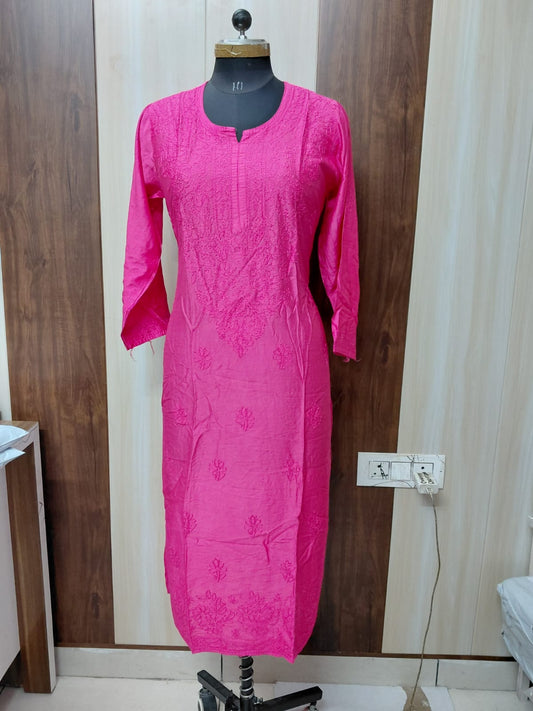 Chanderi Bakhiya Kurti sale