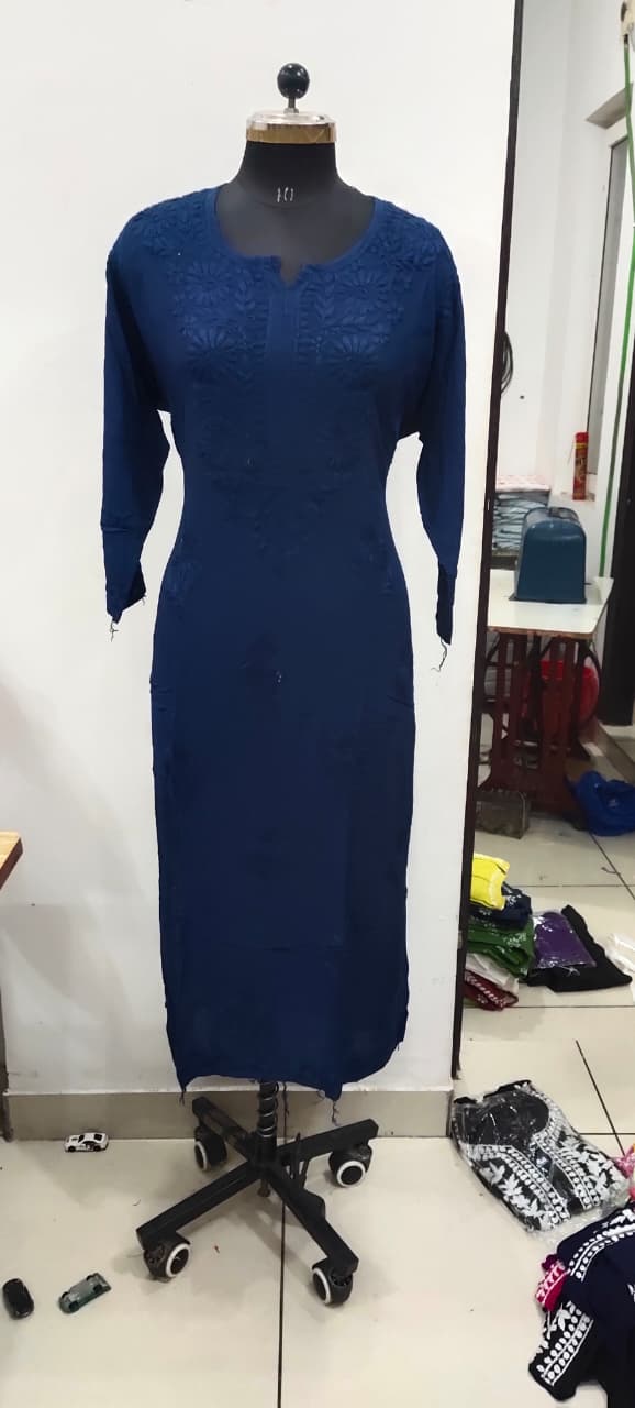Modal tone 2 tone kurti sale