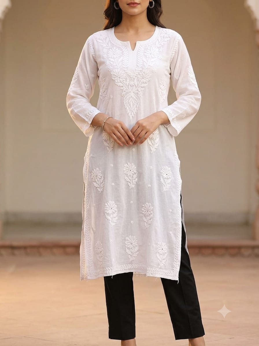 Viscose with Mukaish Kurti With Inner