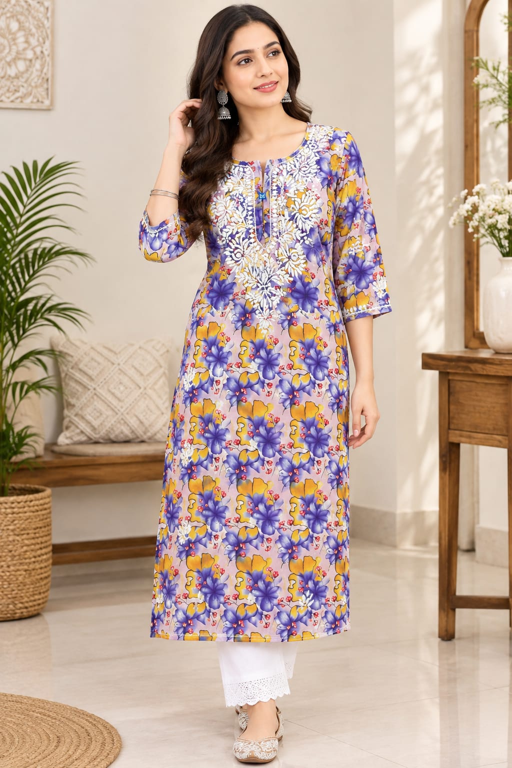 Afsana Rayon Printed Kurti