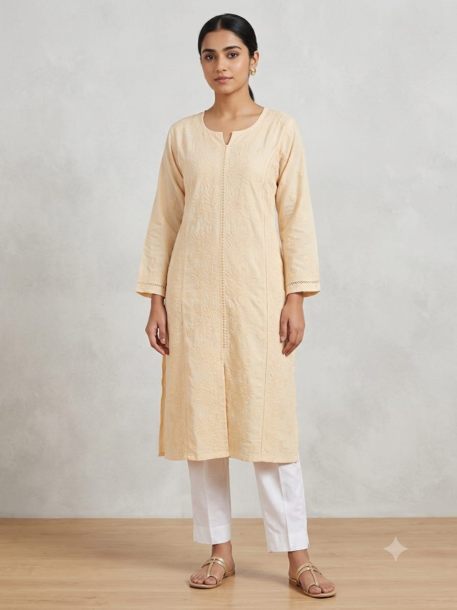 SAANJH MUSLIN KURTI