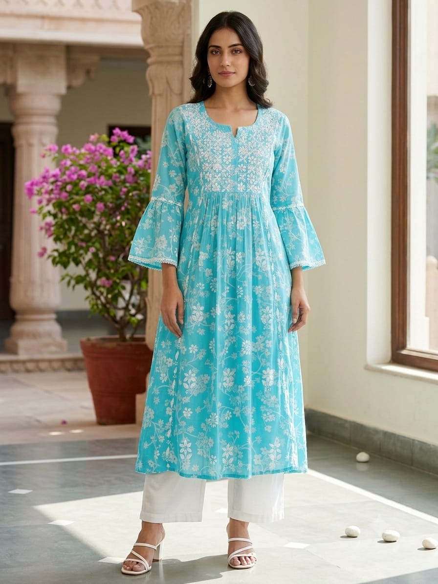 Preet Mulmul Nyra Kurti
