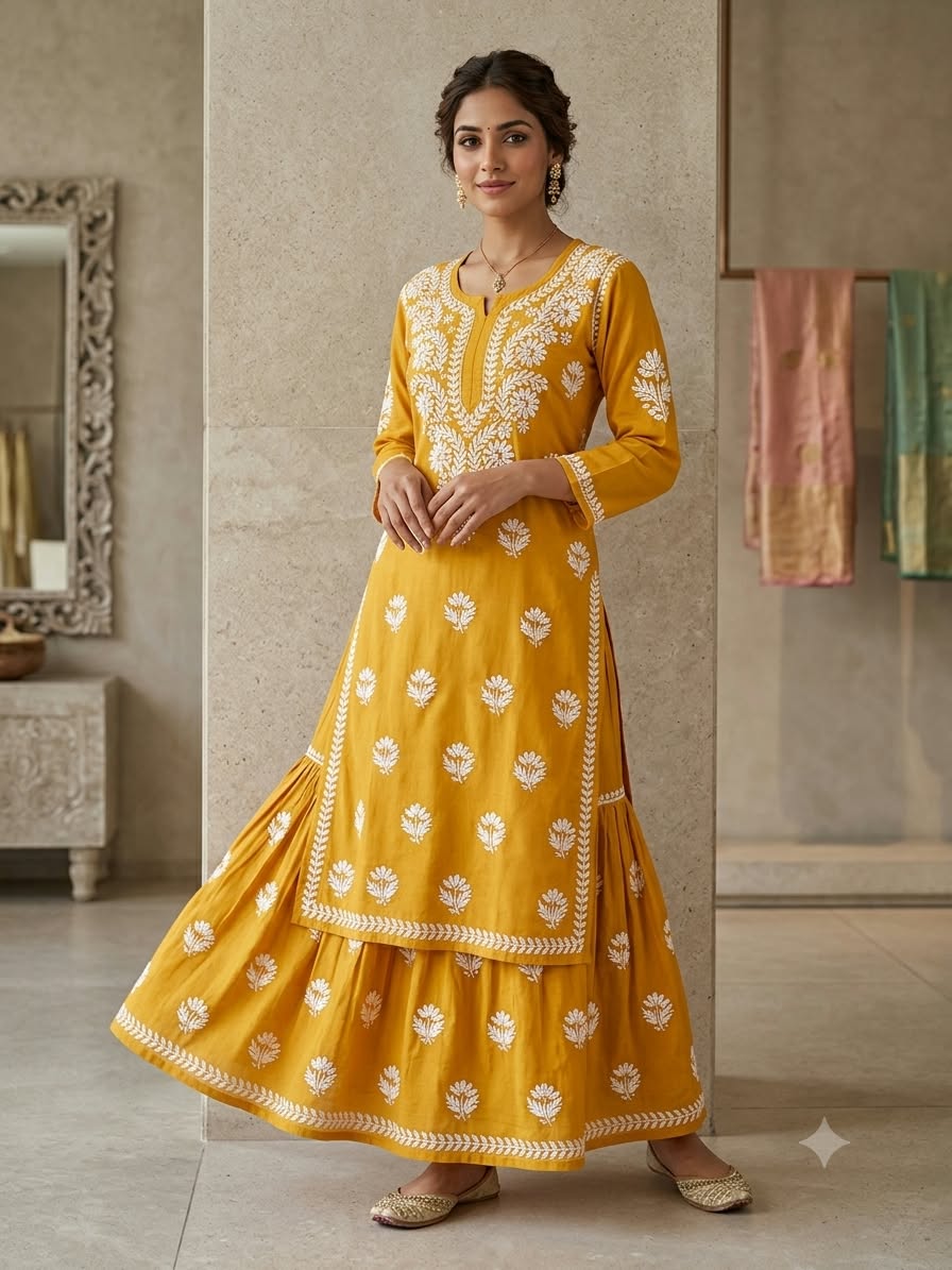 PAKIZA RAYON GARARA SET