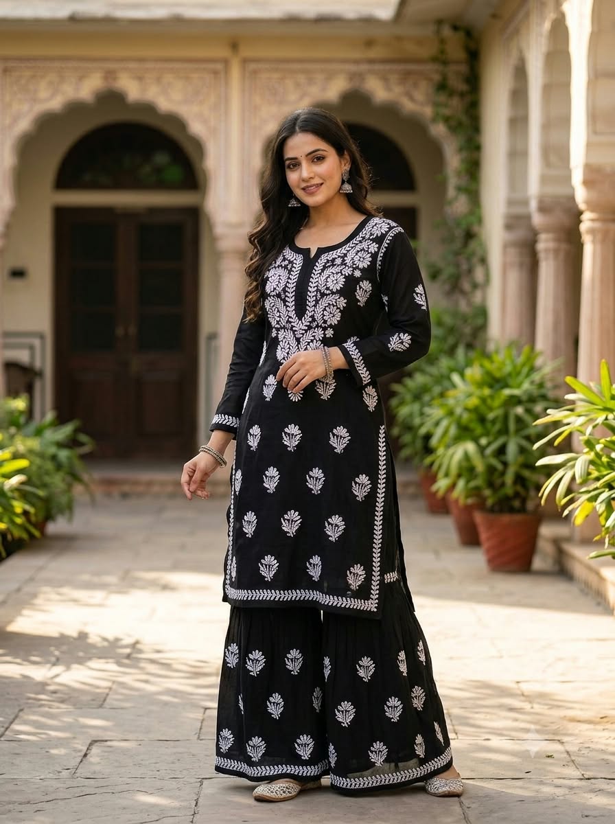 PAKIZA RAYON GARARA SET