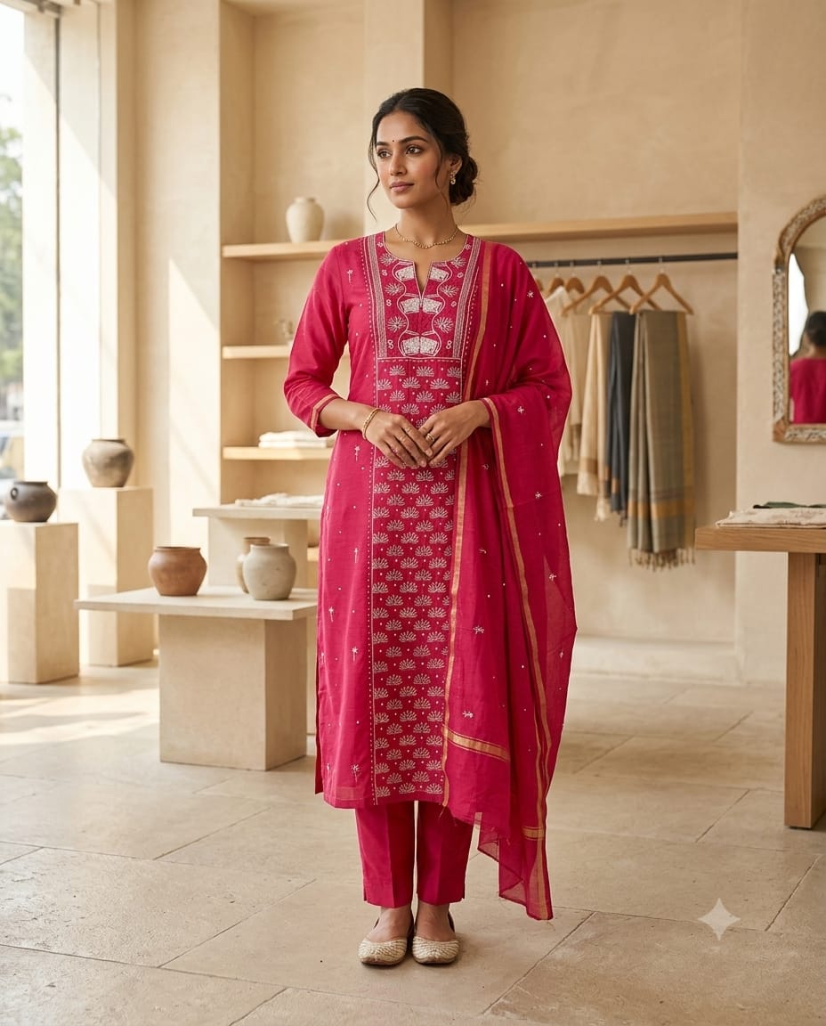 CHANDERI SILK UNSTITCHED