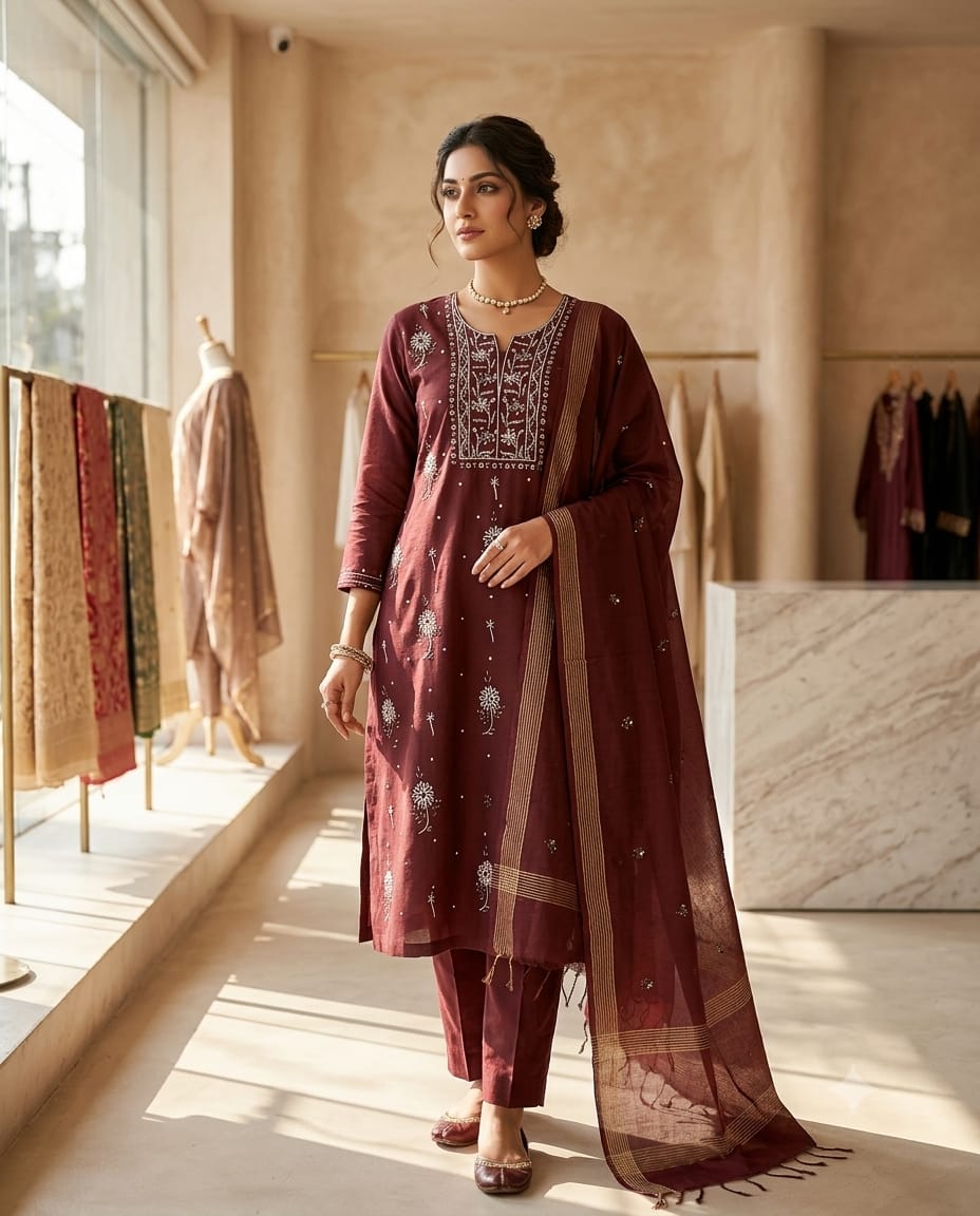 CHANDERI SILK UNSTITCHED