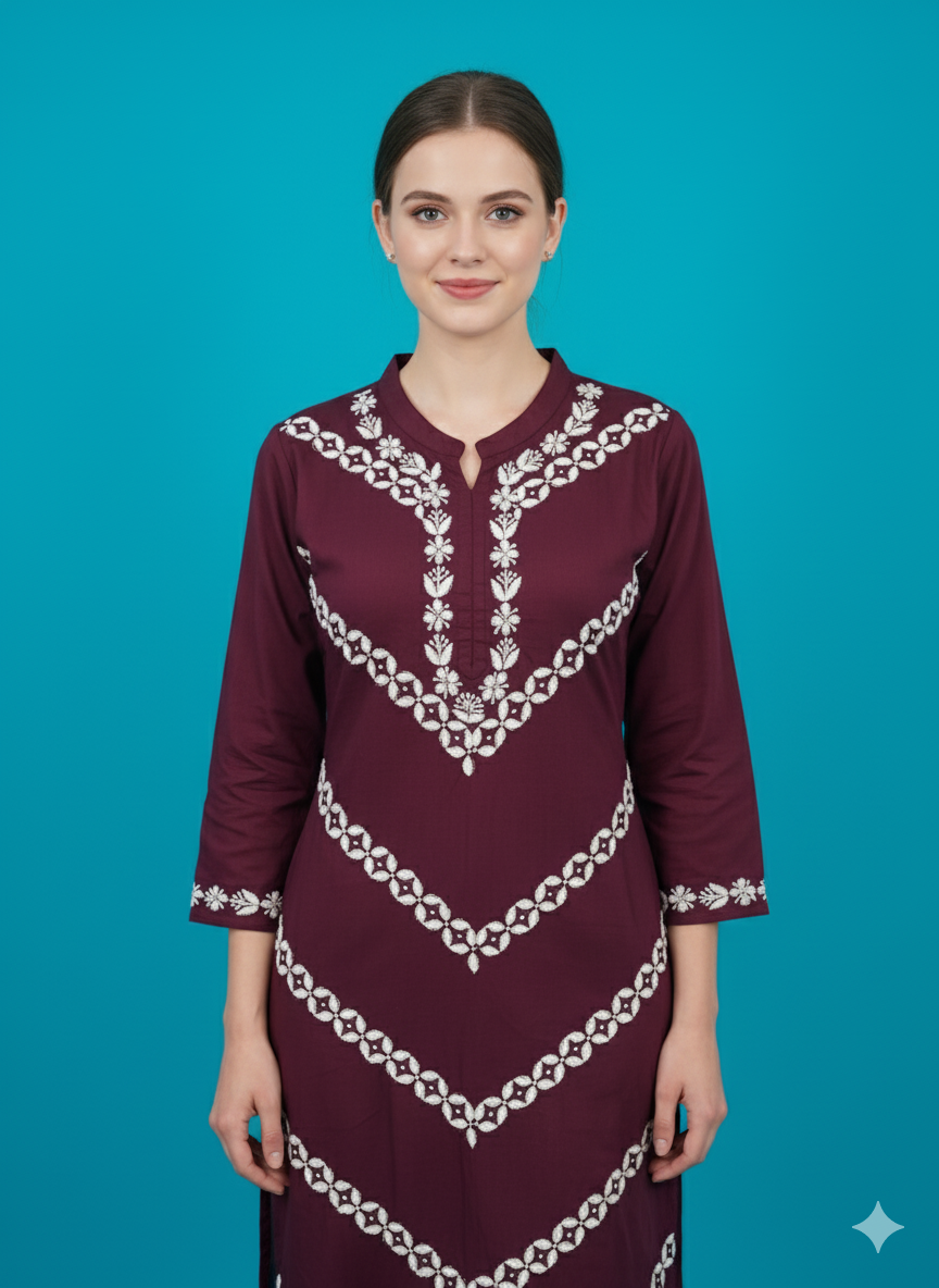 V-Design Rayon Kurti