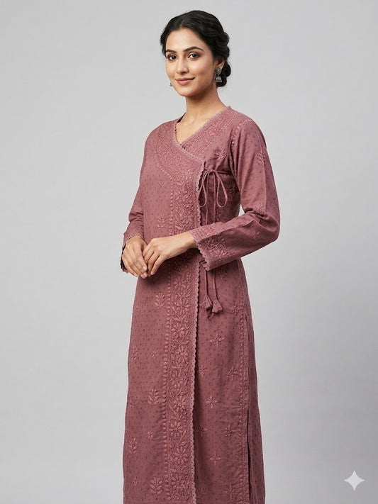 STRAIGHT ANGRAKHA KURTI