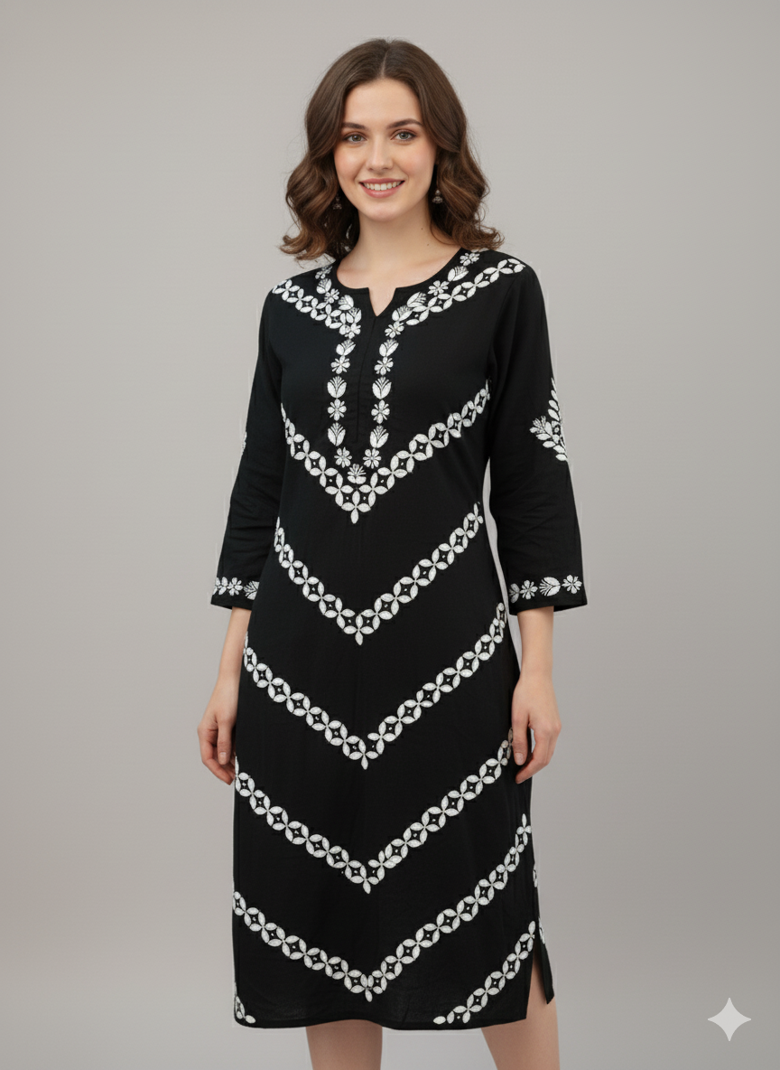 V-Design Rayon Kurti