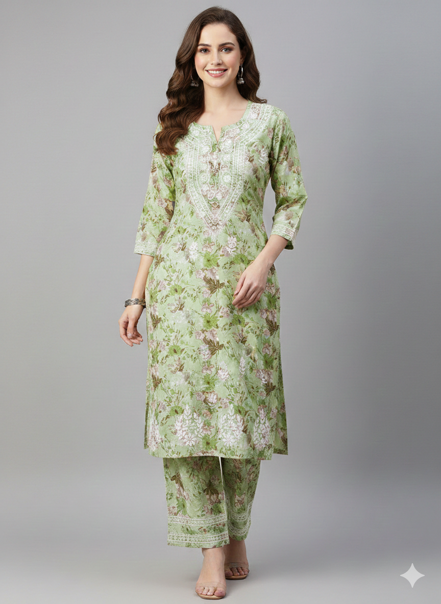 Zeenat Mulmul Set