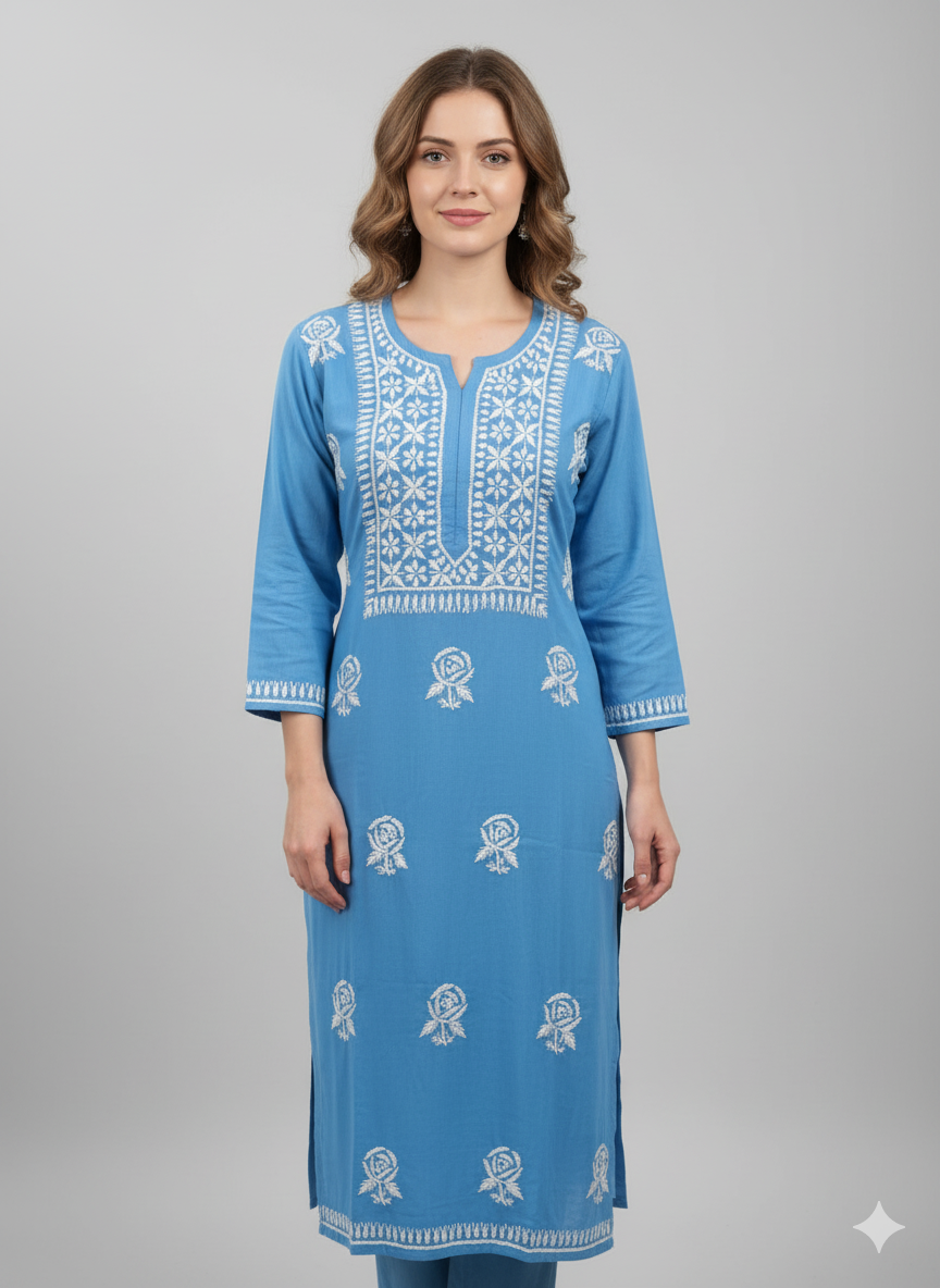 IQRA Rose Rayon Kurti