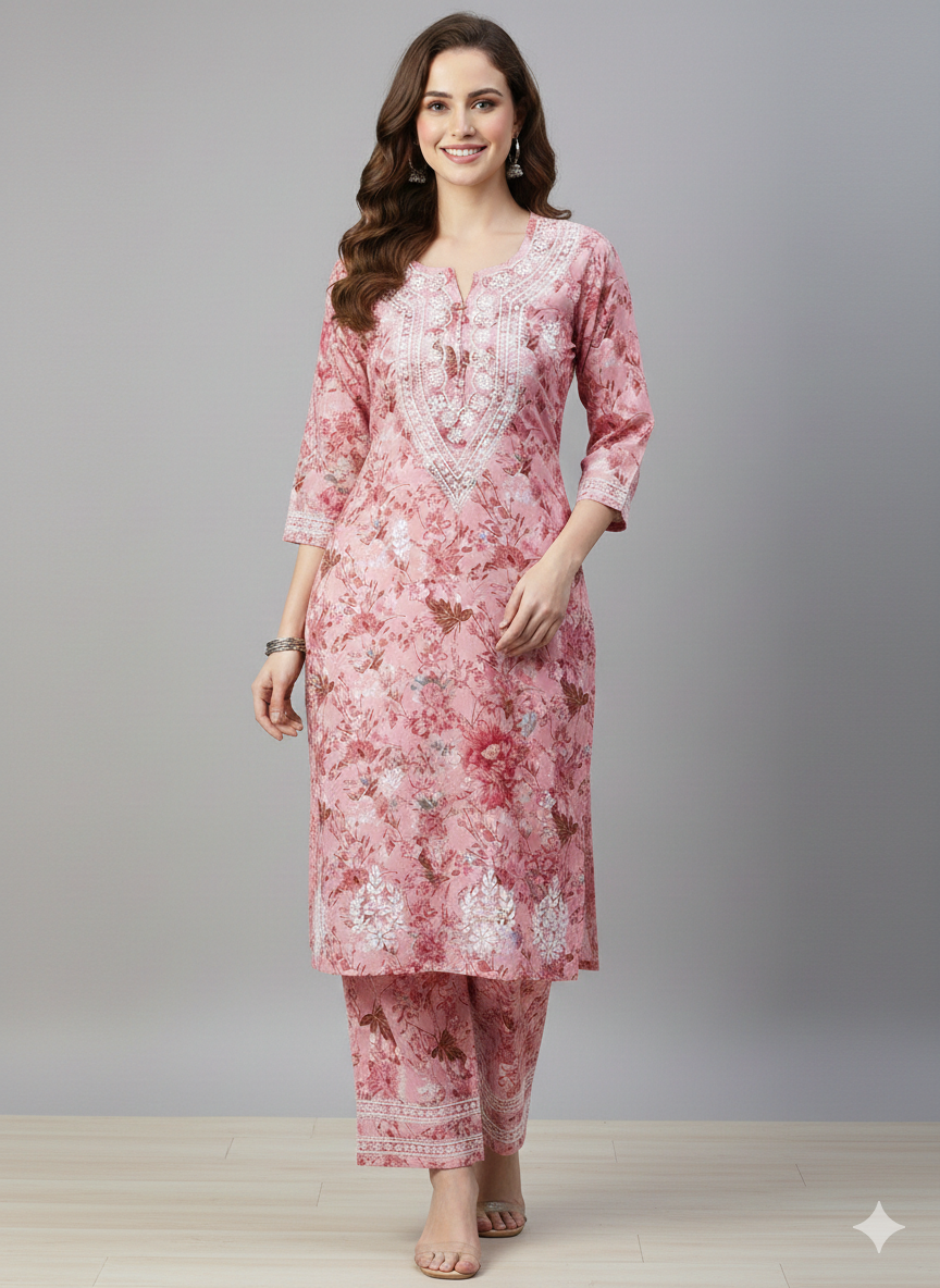Zeenat Mulmul Set