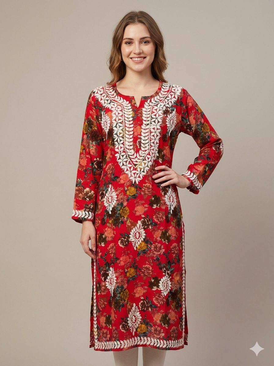Niya Rayon Printed Kurti