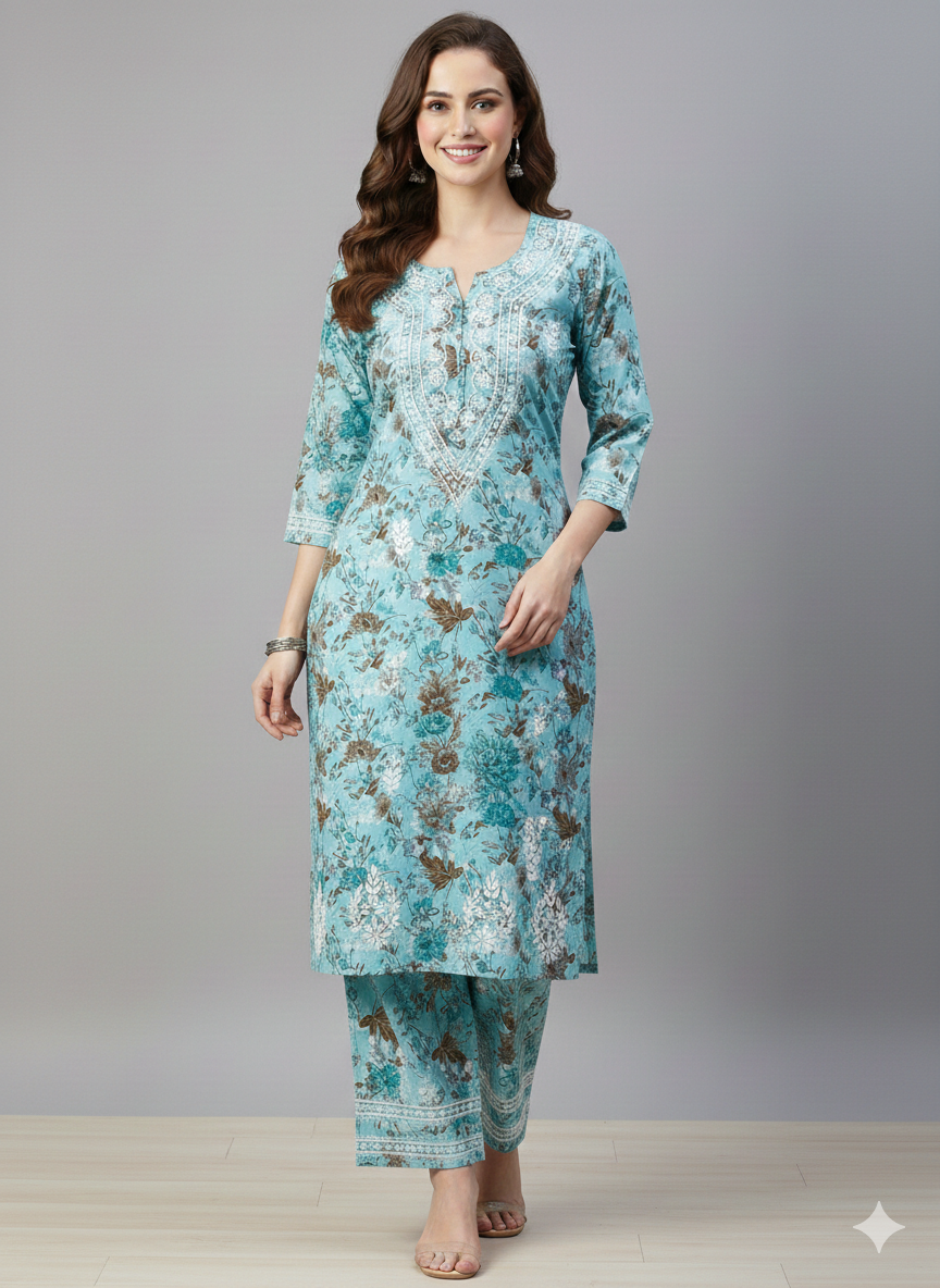 Zeenat Mulmul Set