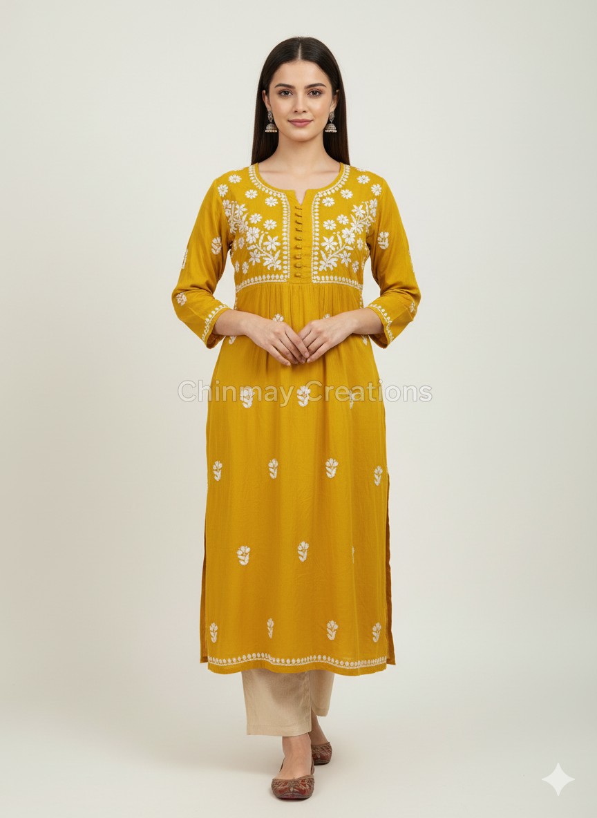 Aura Rayon Pocket Kurti
