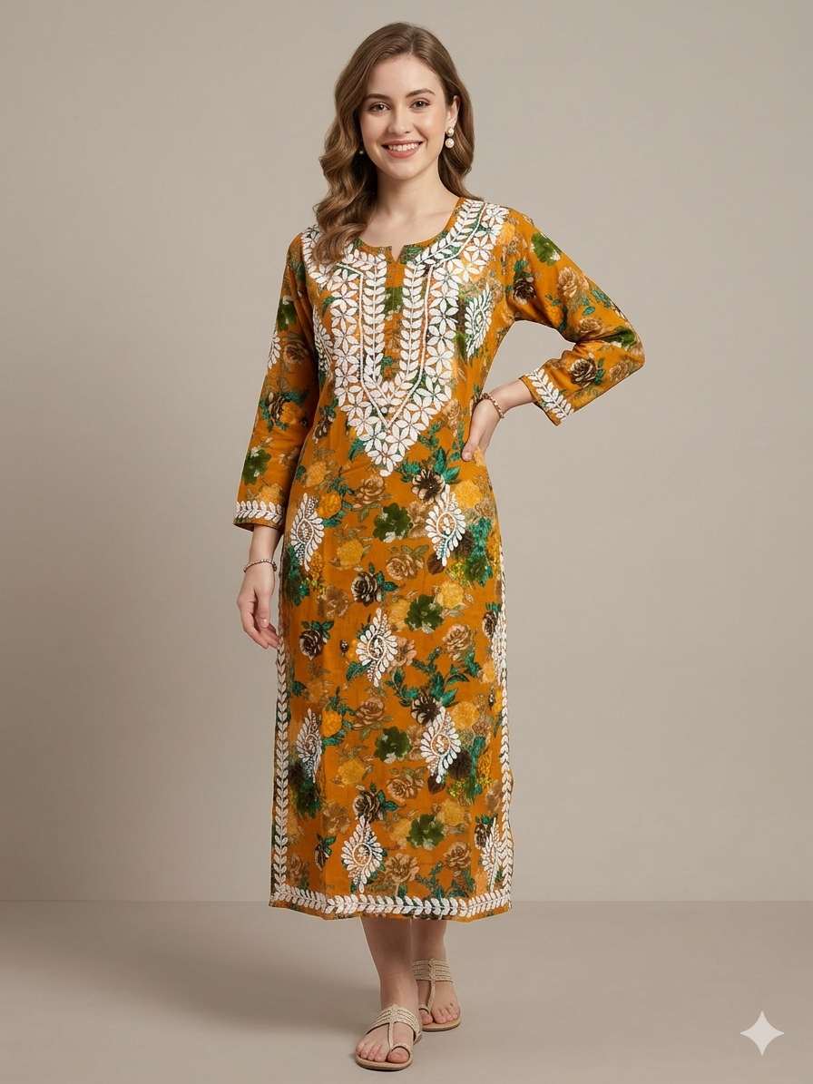 Niya Rayon Printed Kurti